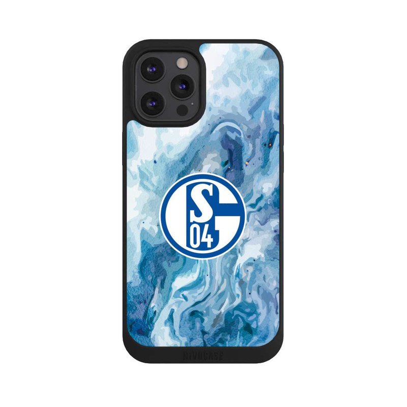 iPhone 12 Pro Max NIVOpure Schalke 04 Flüssig Blau