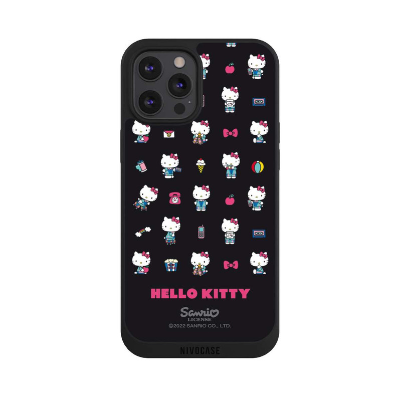 iPhone 12 Pro Max NIVOpure Hello Kitty 90s noir
