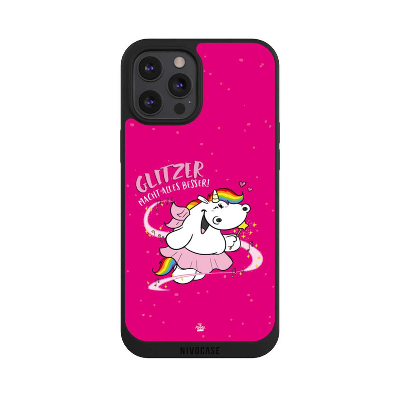 iPhone 12 Pro Max NIVOpure Pummelfee Glitzer 