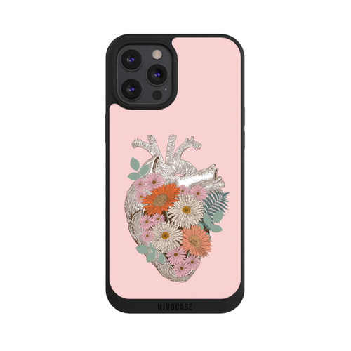 Apple iPhone 12 Pro Max NIVOpure Cœur Fleuri Vintage