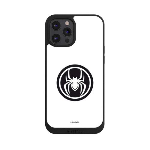 Apple iPhone 12 Pro Max NIVOpure Spider-Man Spider Logo White