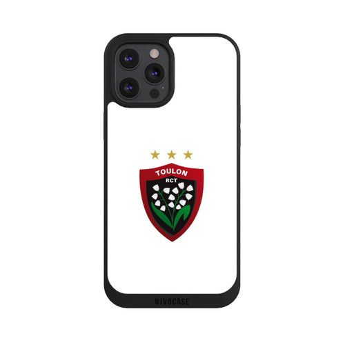 Apple iPhone 12 Pro Max NIVOpure Logo RC Toulonnais Blanc