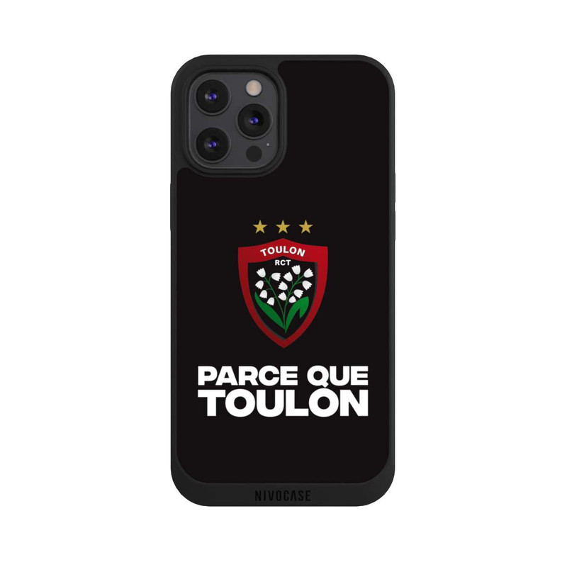 iPhone 12 Pro Max NIVOpure RC Toulonnais Schwarz