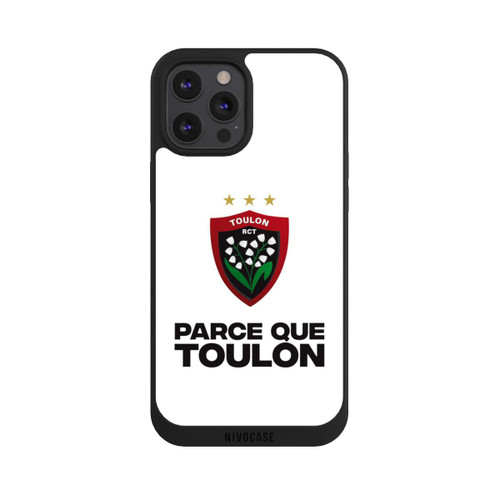 Apple iPhone 12 Pro Max NIVOpure RC Toulonnais Blanc