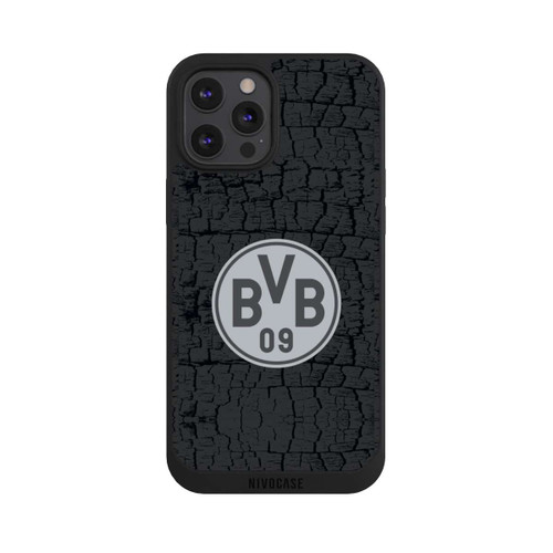 Apple iPhone 12 Pro Max NIVOpure BVB Maillot charbon et acier