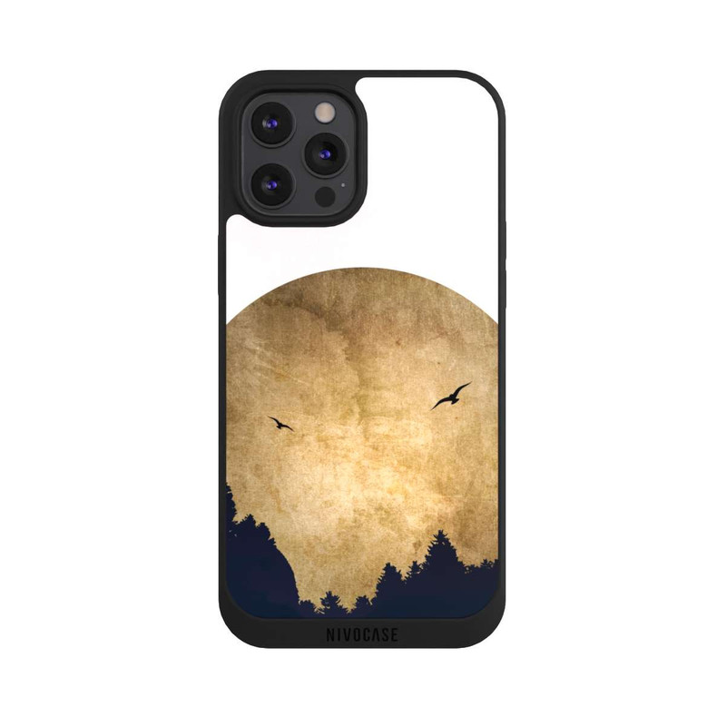 iPhone 12 Pro Max NIVOpure Deux oiseaux et la lune