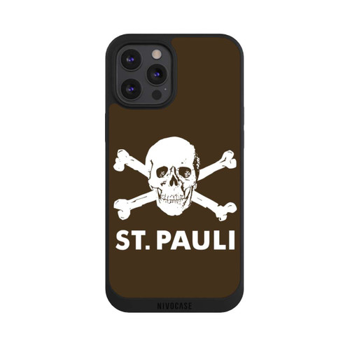 Apple iPhone 12 Pro Max NIVOpure FC St. Pauli Logo Braun