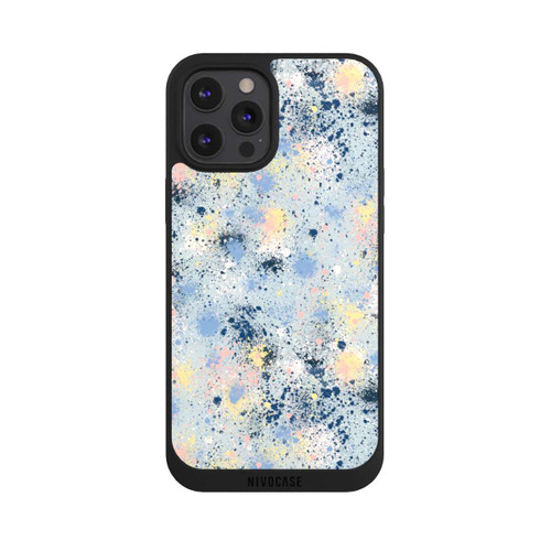 Apple iPhone 12 Pro Max NIVOpure Ink Dripping Dust Texture Blue