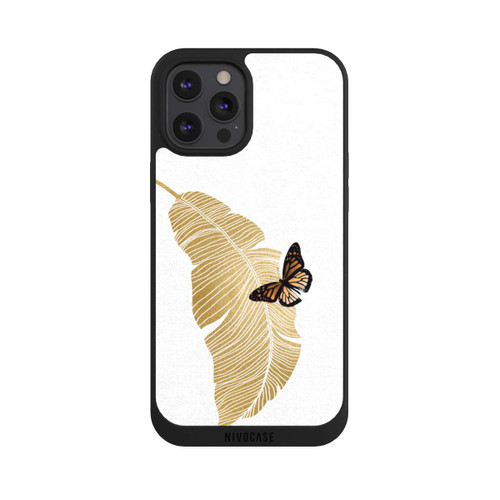 Apple iPhone 12 Pro Max NIVOpure Papillon et feuille de palmier