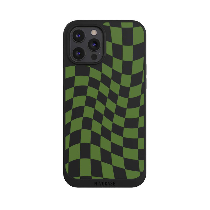 iPhone 12 Pro Max NIVOpure Karo Grün 2