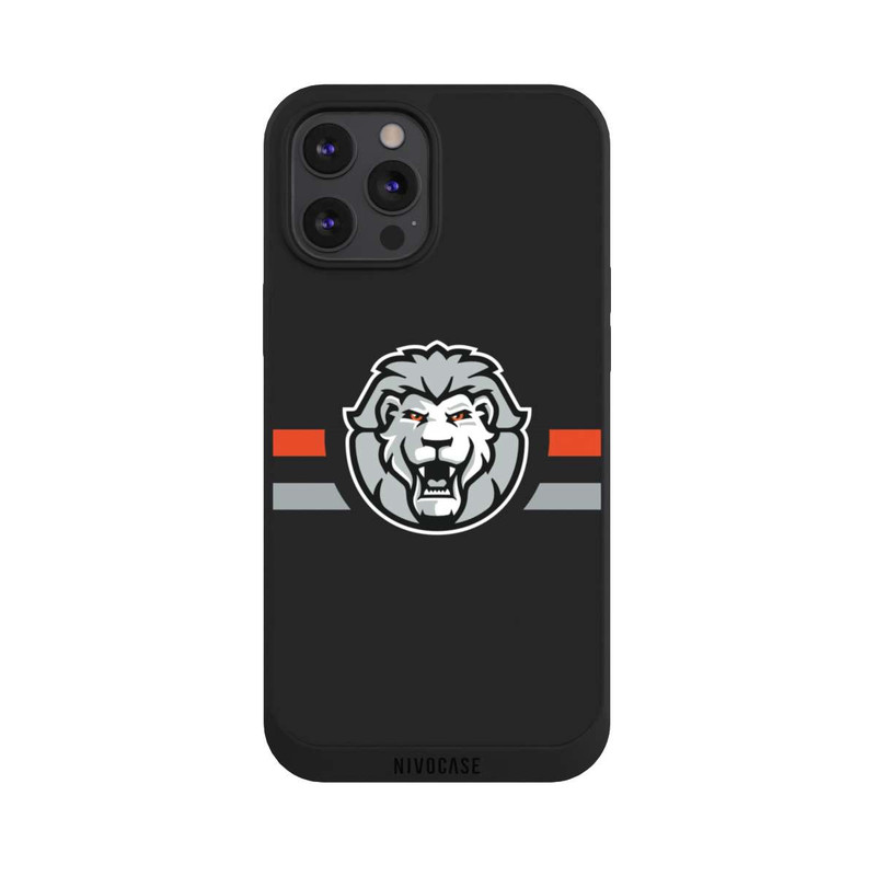 iPhone 12 Pro Max NIVOpure Löwen Logo and Stripes