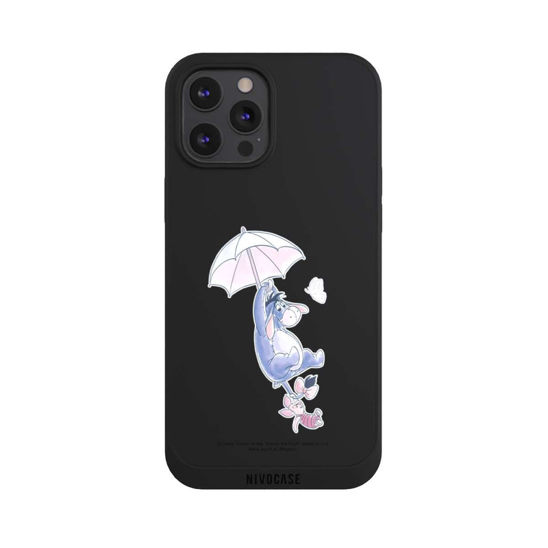 iPhone 12 Pro Max NIVOpure Winnie Pooh Eeyeore Find Happiness Transparent