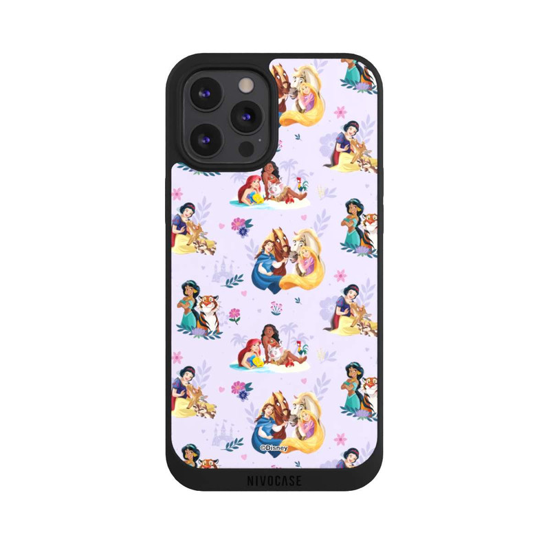 iPhone 12 Pro Max NIVOpure Princess Floral Pattern Purple