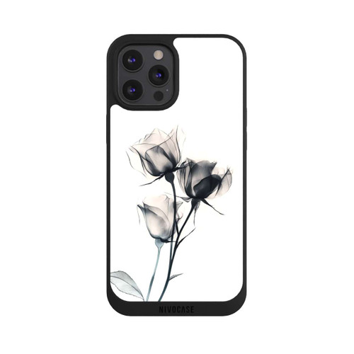 Apple iPhone 12 Pro Max NIVOpure Schwarze Blume