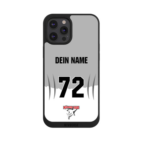 Apple iPhone 12 Pro Max NIVOpure Kölner Haie Trikotmotiv Personalisierbar