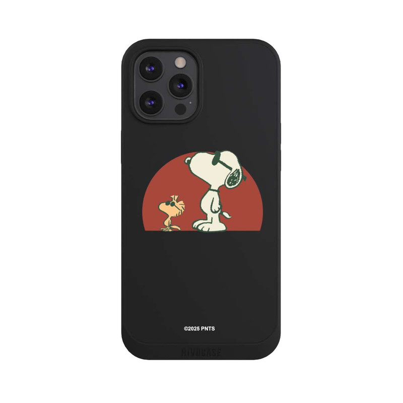 iPhone 12 Pro Max NIVOpure Snoopy Woodstock Far Out transparent