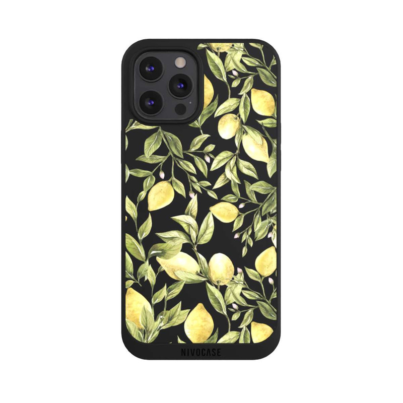 iPhone 12 Pro Max NIVOpure Lemon Summer Pattern Transparent