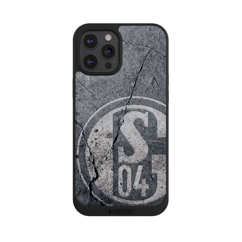 iPhone 12 Pro Max NIVOpure Schalke 04 Beton Look