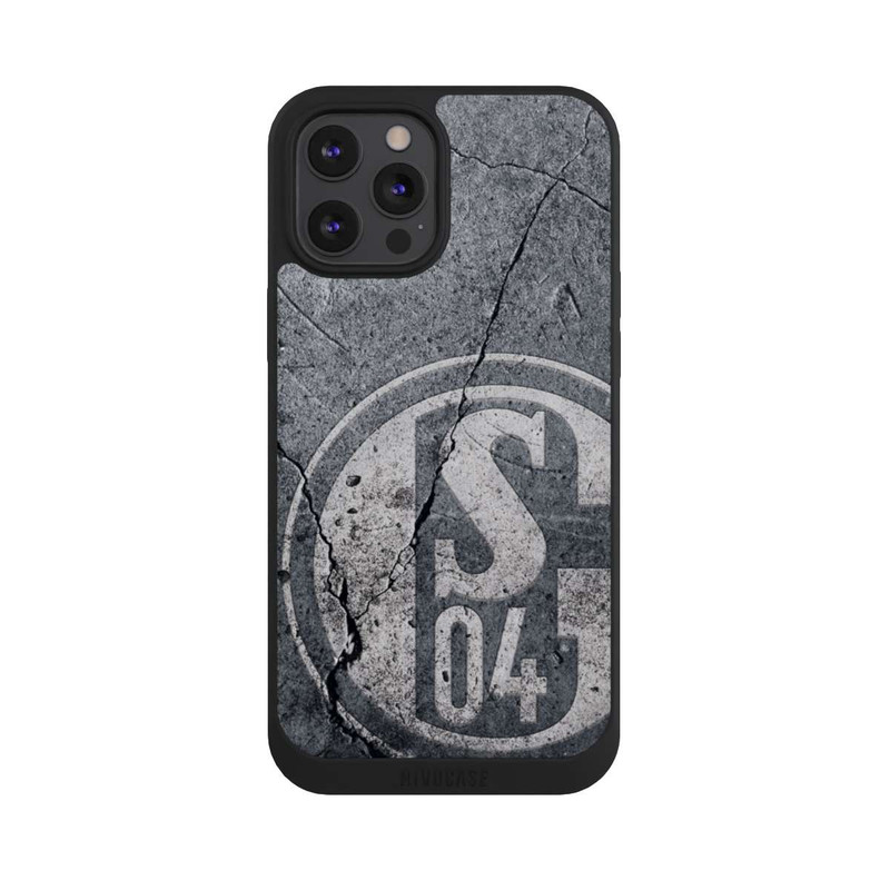 iPhone 12 Pro Max NIVOpure Schalke 04 Beton Look