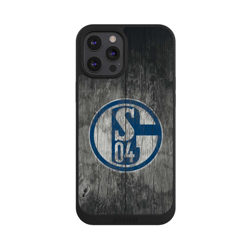 Apple iPhone 12 Pro Max NIVOpure Schalke 04 Holz Look