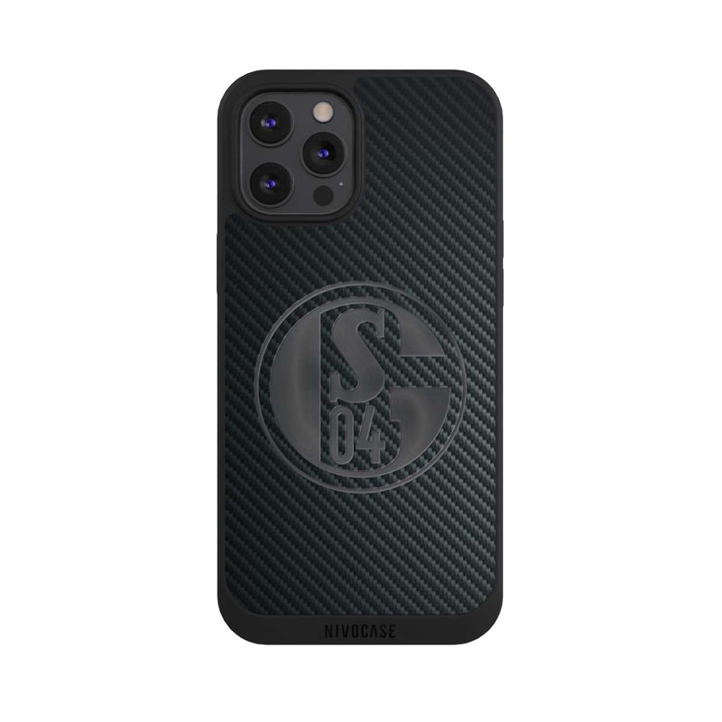 iPhone 12 Pro Max NIVOpure Schalke 04 Carbon Look