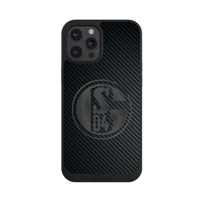 iPhone 12 Pro Max NIVOpure Schalke 04 Carbon Look