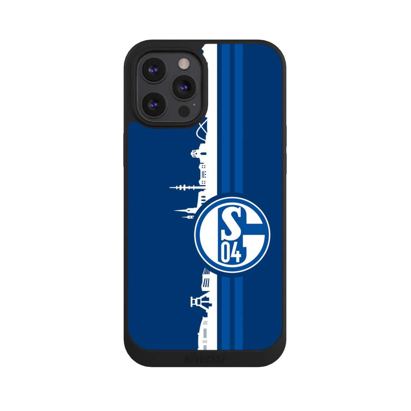 iPhone 12 Pro Max NIVOpure Schalke 04 Skyline Blau