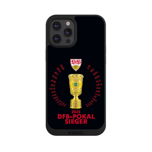 Apple iPhone 12 Pro Max NIVOpure VfB DFB-Pokal Sieger Schwarz