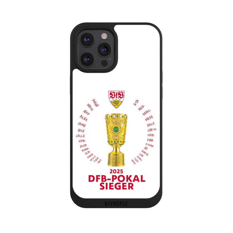 iPhone 12 Pro Max NIVOpure VfB DFB-Pokal Sieger Weiß