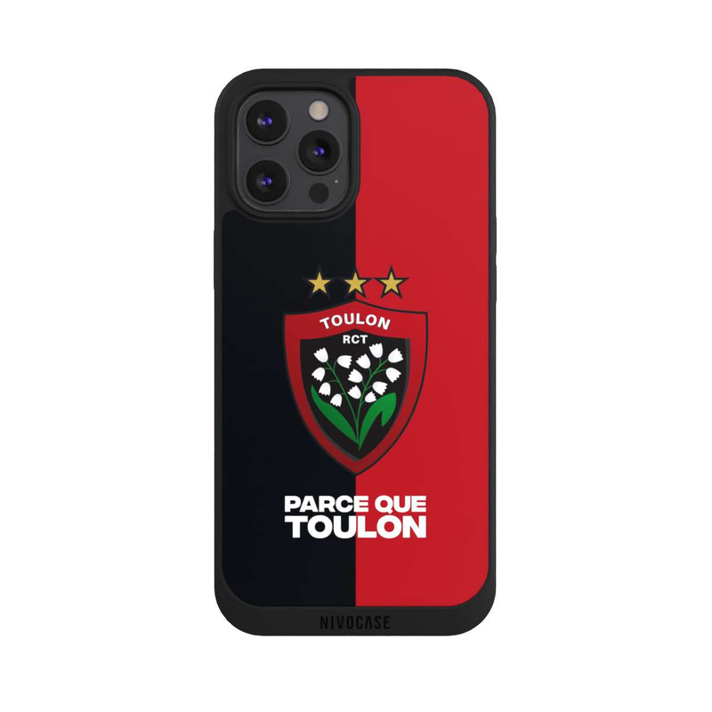 iPhone 12 Pro Max NIVOpure RCT Logo Rouge Noir