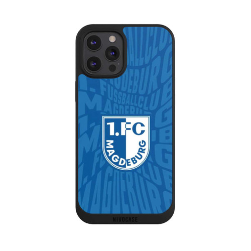 Apple iPhone 12 Pro Max NIVOpure 1. FC Magdeburg Wellenschrift