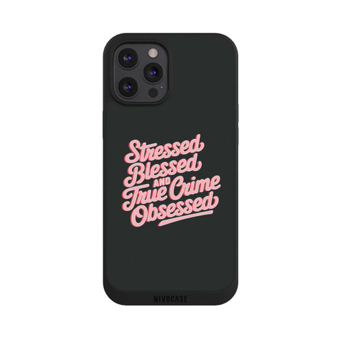 Apple iPhone 12 Pro Max NIVOpure Stressed Blessed and True Crime Obsessed