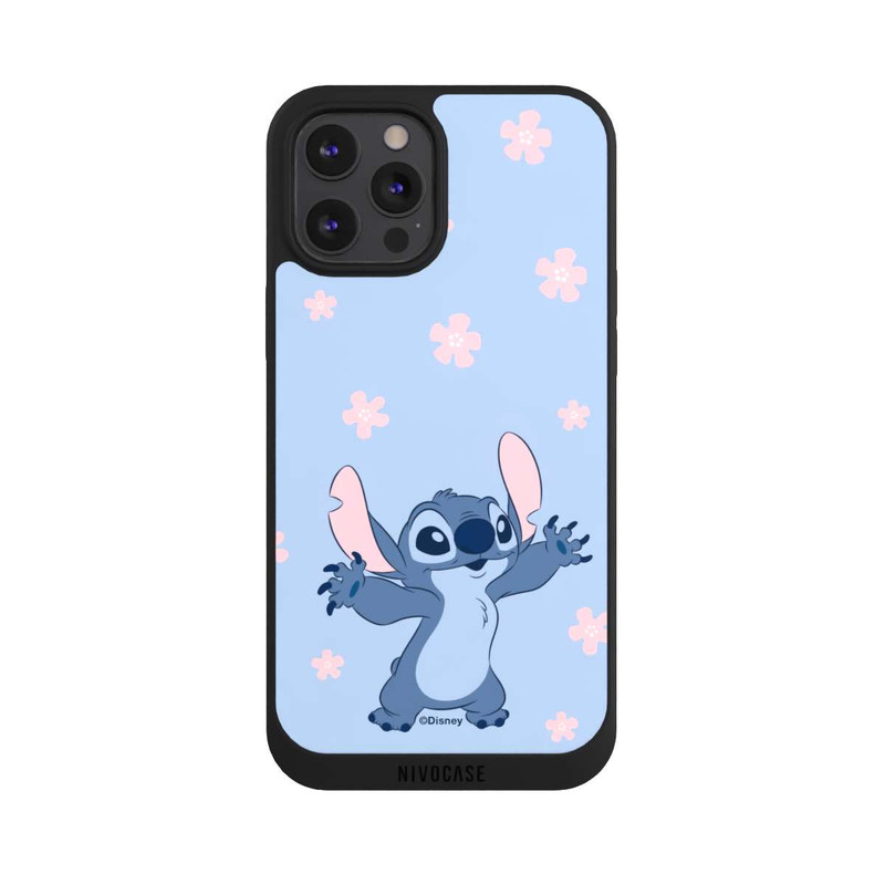 iPhone 12 Pro Max NIVOpure Stitch Pastel Flowers Blue