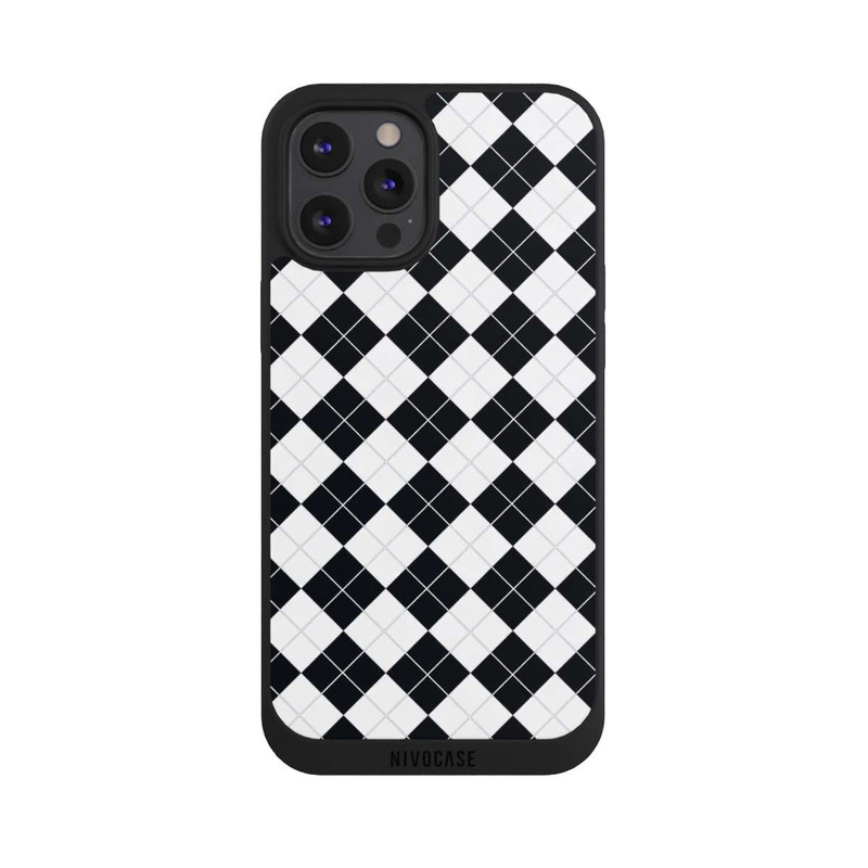 iPhone 12 Pro Max NIVOpure Poloshirt Karo Look