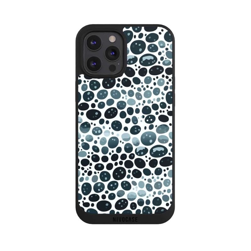 iPhone 12 Pro Max NIVOpure Abstract Oval Turquoise