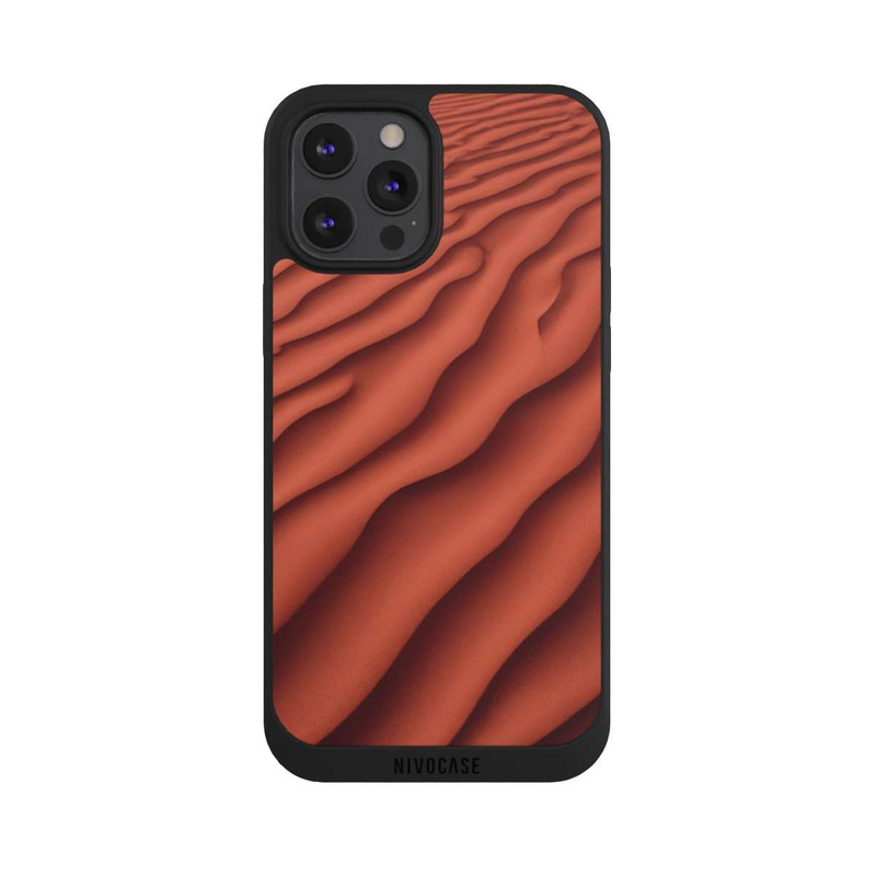 iPhone 12 Pro Max NIVOpure Structure de sable rouge avec AI