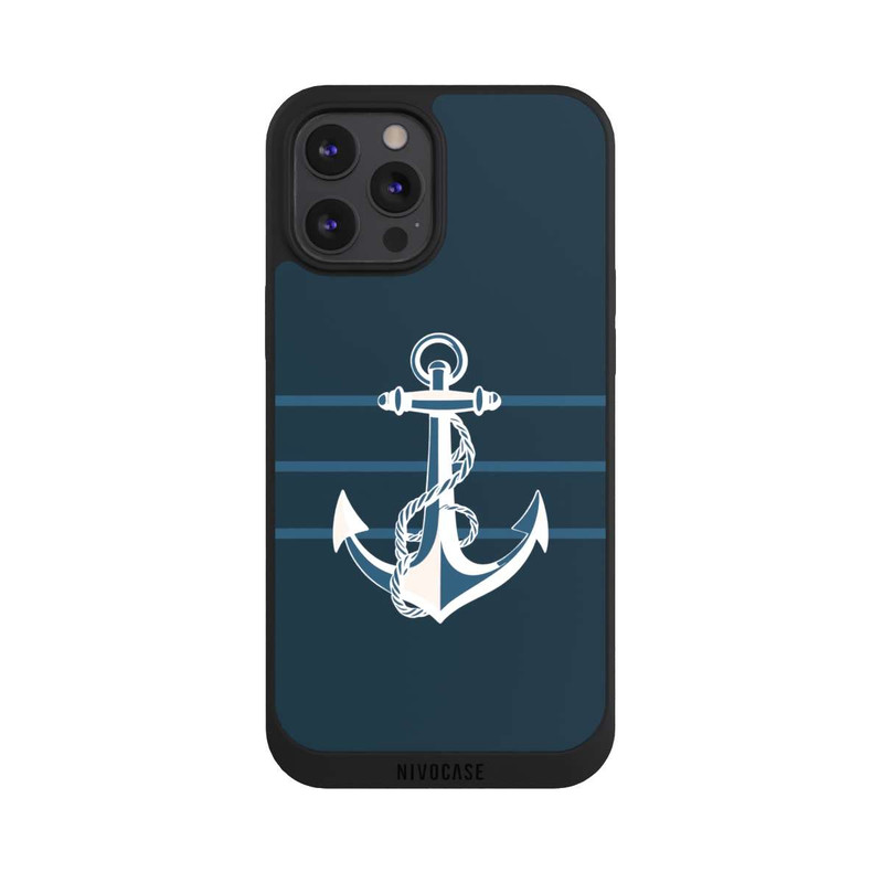 iPhone 12 Pro Max NIVOpure Anchor Line Blue with AI