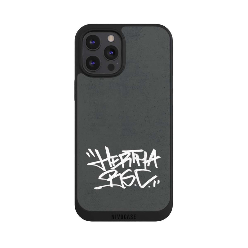 iPhone 12 Pro Max NIVOpure Hertha BSC Graffiti Grau