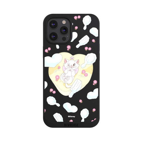 Apple iPhone 12 Pro Max NIVOpure Aristocats Marie Hearts Yellow Transparent