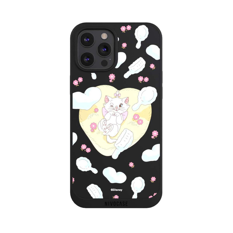 iPhone 12 Pro Max NIVOpure Aristocats Marie Hearts Yellow Transparent