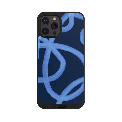 Apple iPhone 12 Pro Max NIVOpure Laced Up Tones of Blue