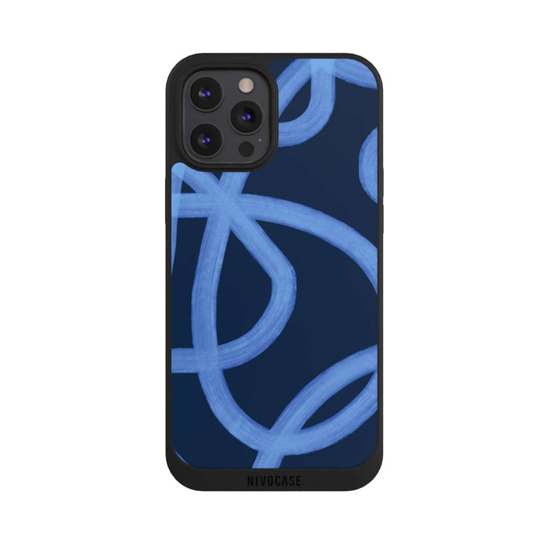 iPhone 12 Pro Max NIVOpure Laced Up Tones of Blue