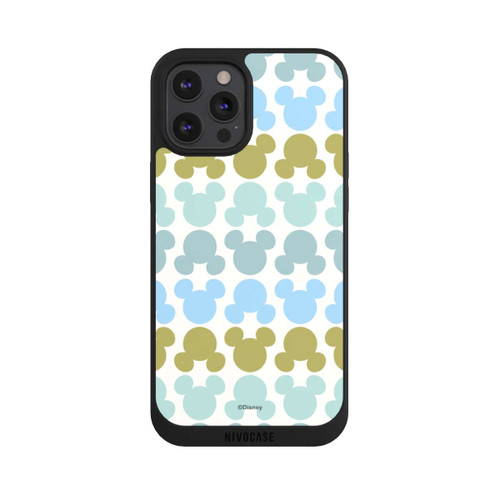 Apple iPhone 12 Pro Max NIVOpure Disney Mickey Icon Pattern Green and Blue