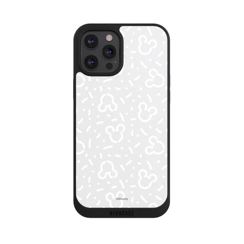 Apple iPhone 12 Pro Max NIVOpure Disney Mickey Icon Pattern Grey