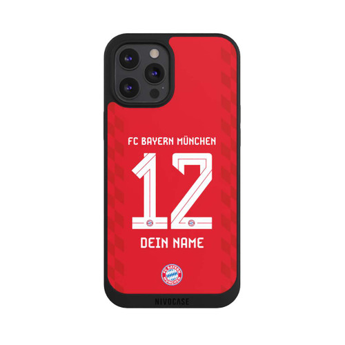 Apple iPhone 12 Pro Max NIVOpure FC Bayern München Trikot Personalisierbar 25-26