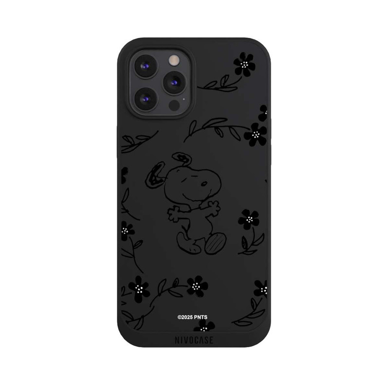 iPhone 12 Pro Max NIVOpure Snoopy und Flowers Transparent