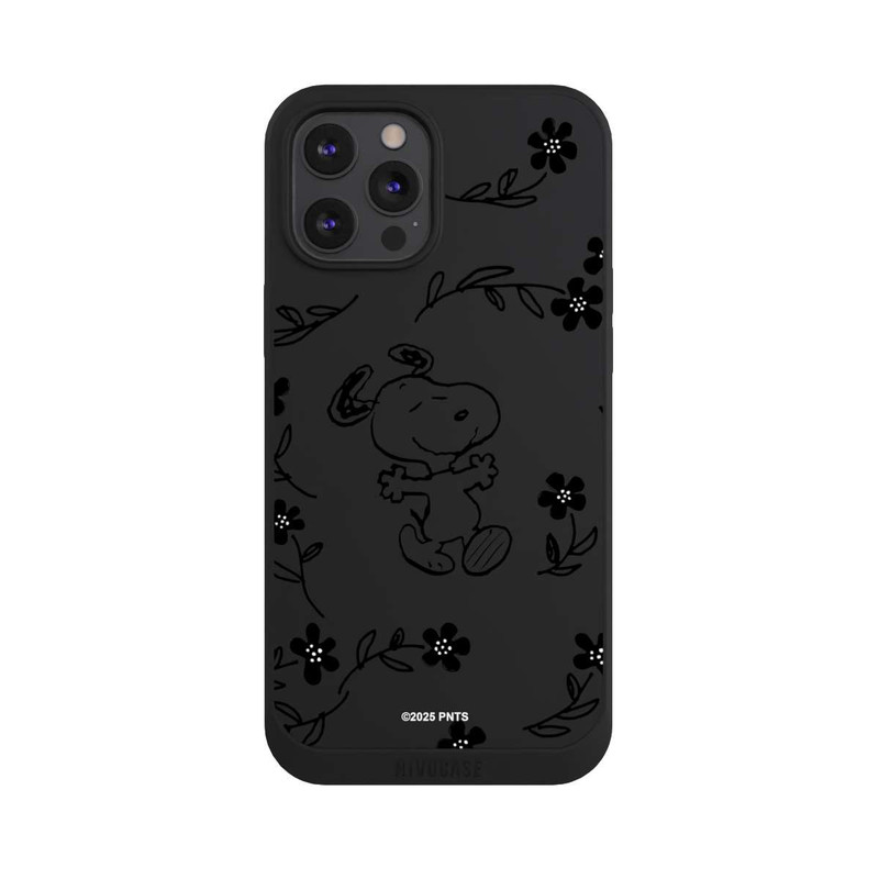 iPhone 12 Pro Max NIVOpure Snoopy und Flowers Transparent