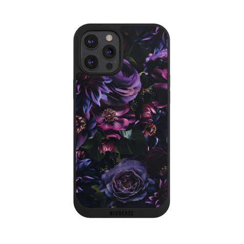Apple iPhone 12 Pro Max NIVOpure Dunkle Lila Blüten 