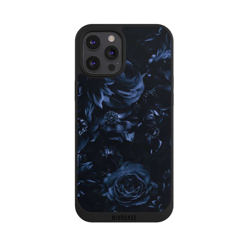 Apple iPhone 12 Pro Max NIVOpure Shadow Flowers Blue