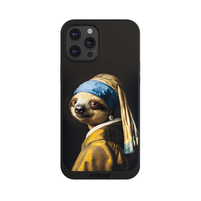 iPhone 12 Pro Max NIVOpure Faultier mit dem Perlenohrring
